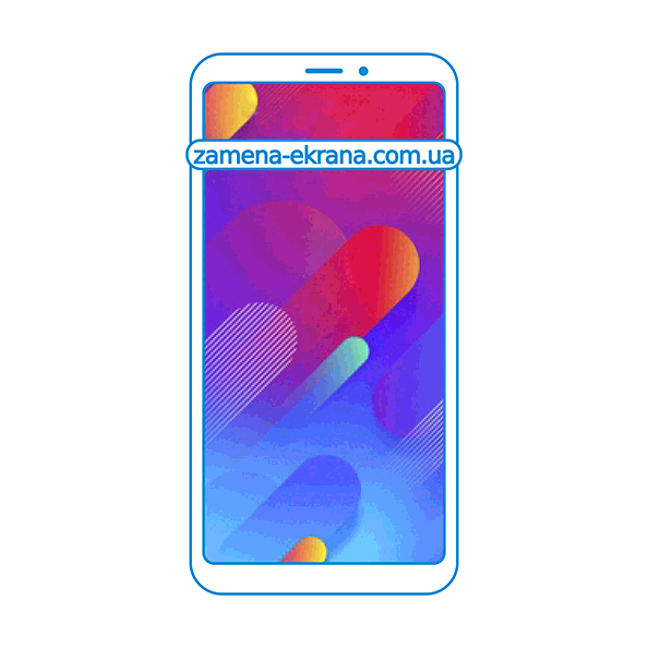 стекло для наклейки Meizu M8