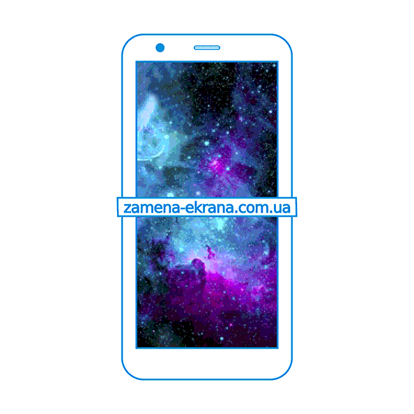 дисплей и стекло корпуса  для замены ZTE Blade L8