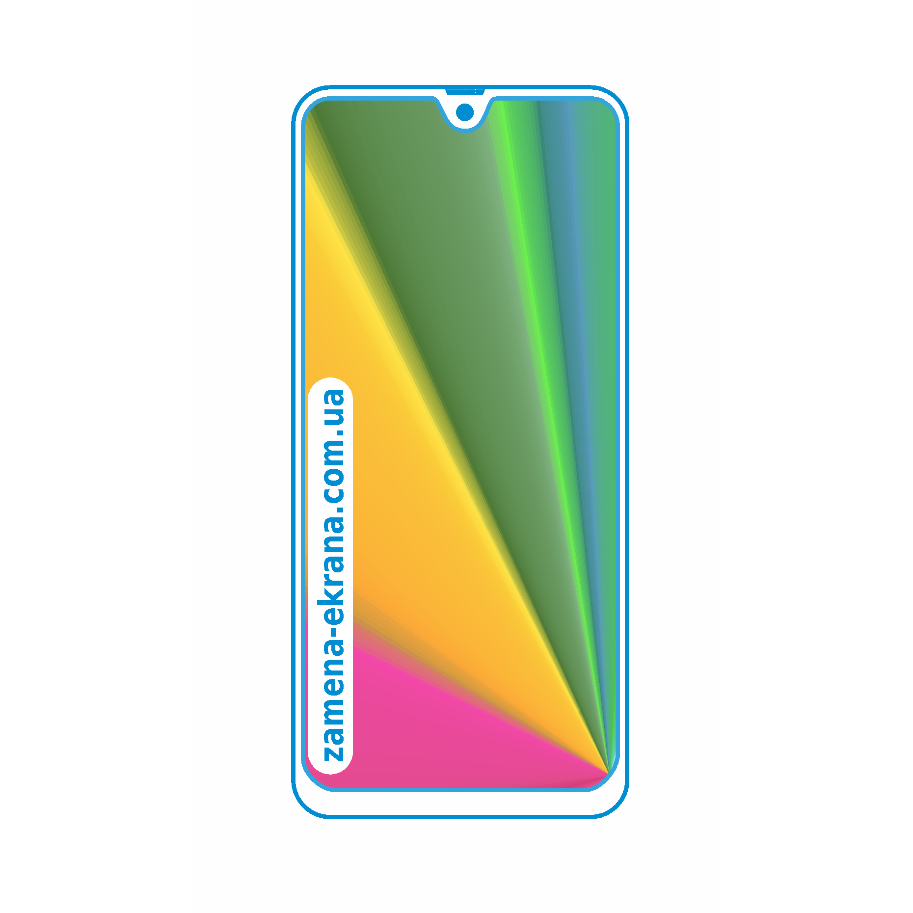 стекло для наклейки Samsung Galaxy A40