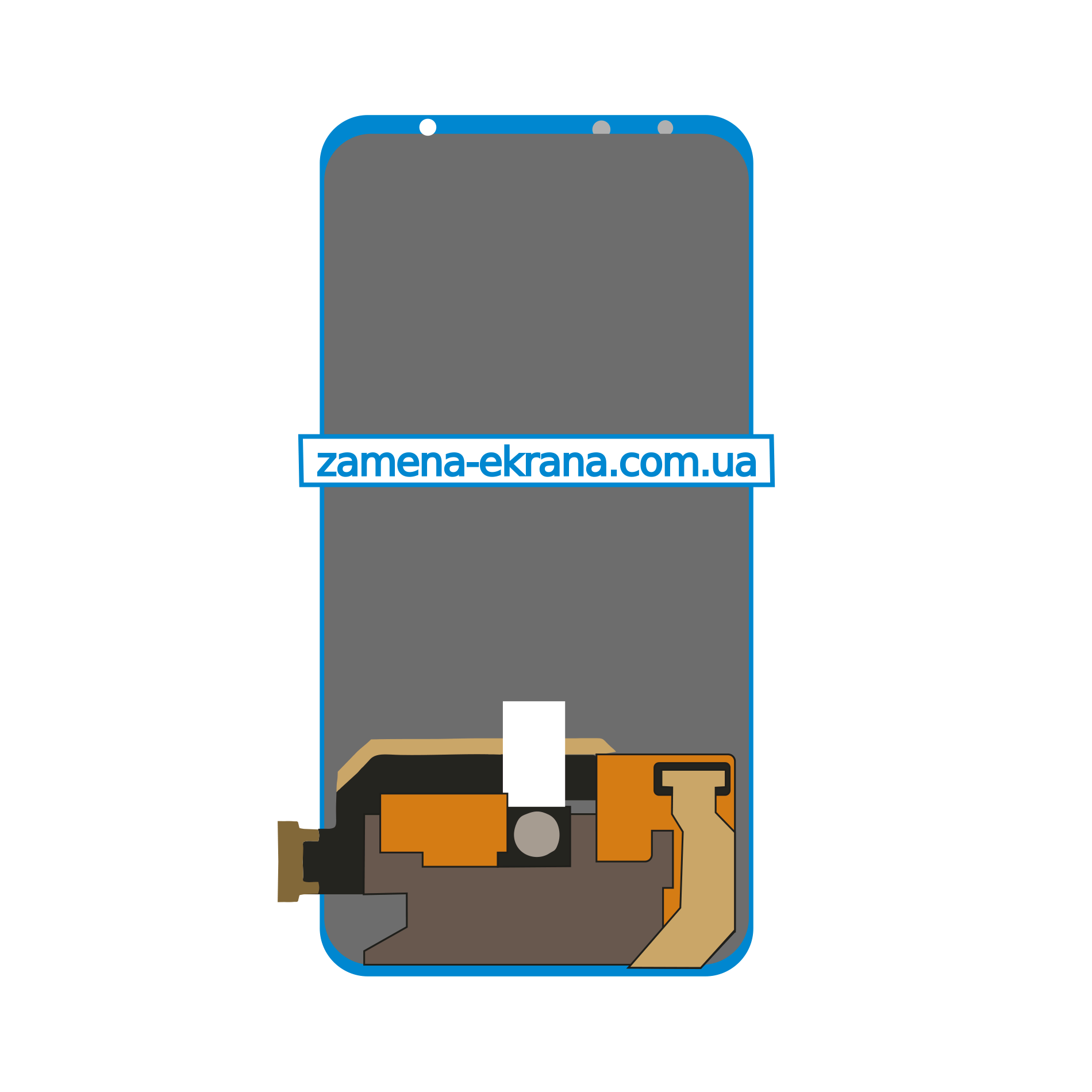 дисплей для замены Meizu 16s