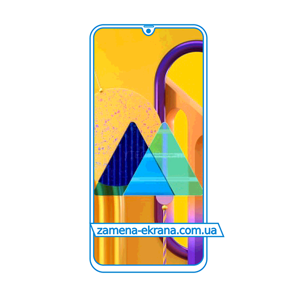 дисплей и стекло корпуса для замены Samsung Galaxy M30s