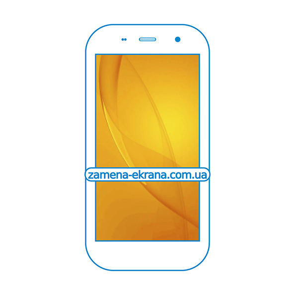 дисплей и стекло корпуса  для замены Sigma Mobile X-treme PQ20