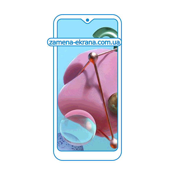 дисплей и стекло корпуса  для замены LG Q51