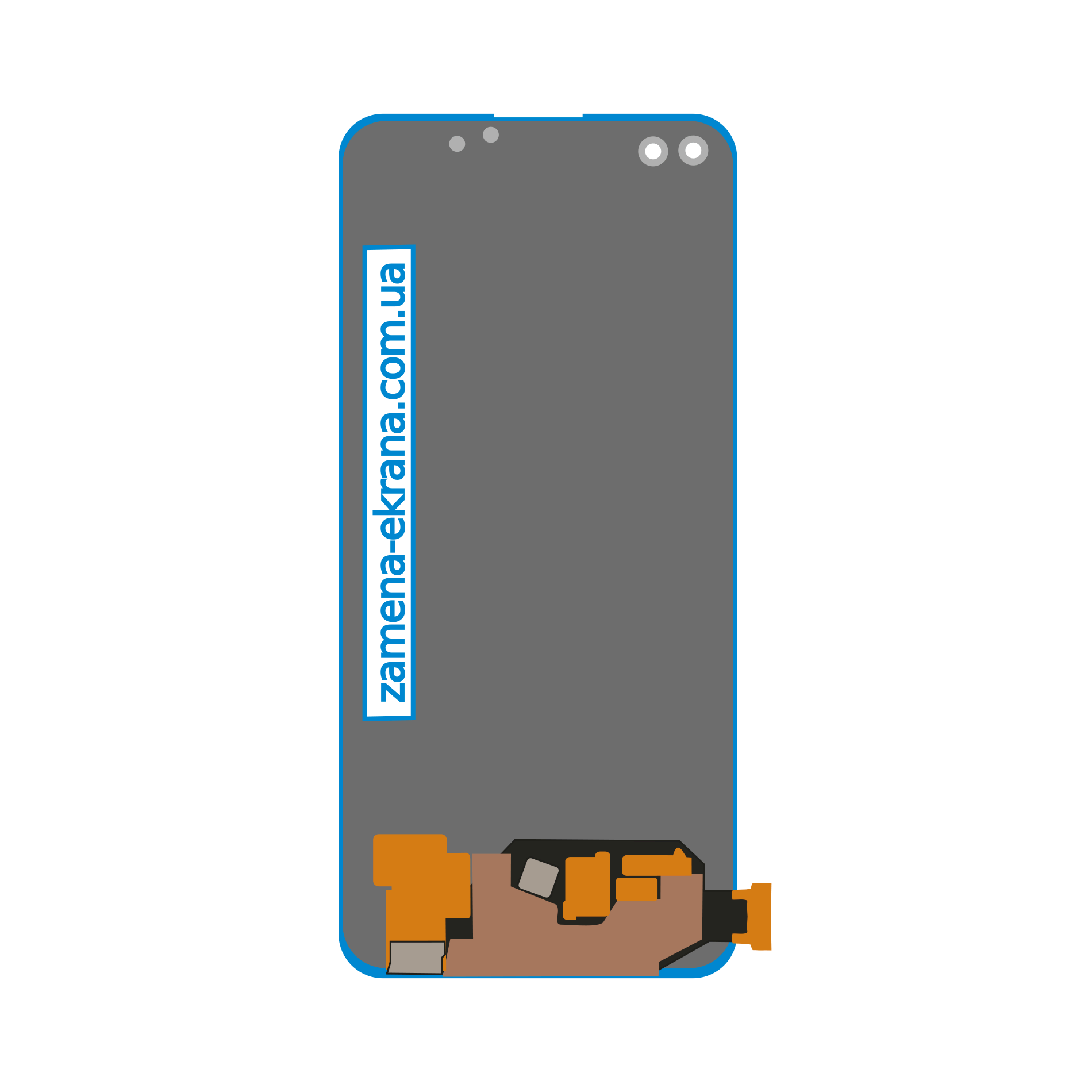 дисплей для замены Oppo Reno4