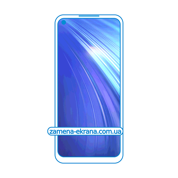 дисплей та скло корпусу для заміни Realme 6