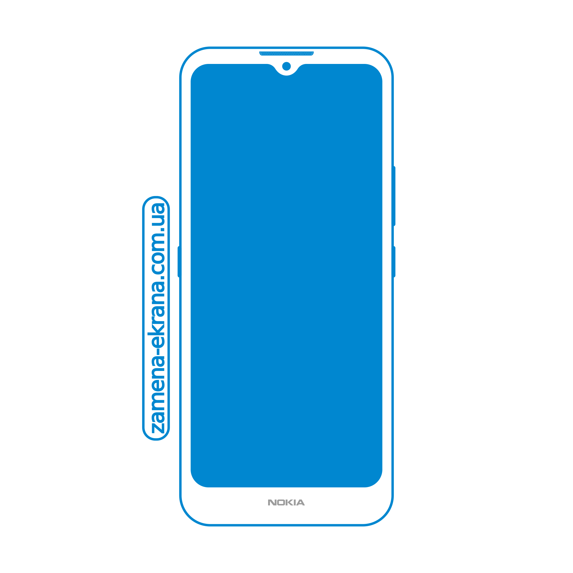 екран для заміни Nokia C5 Endi