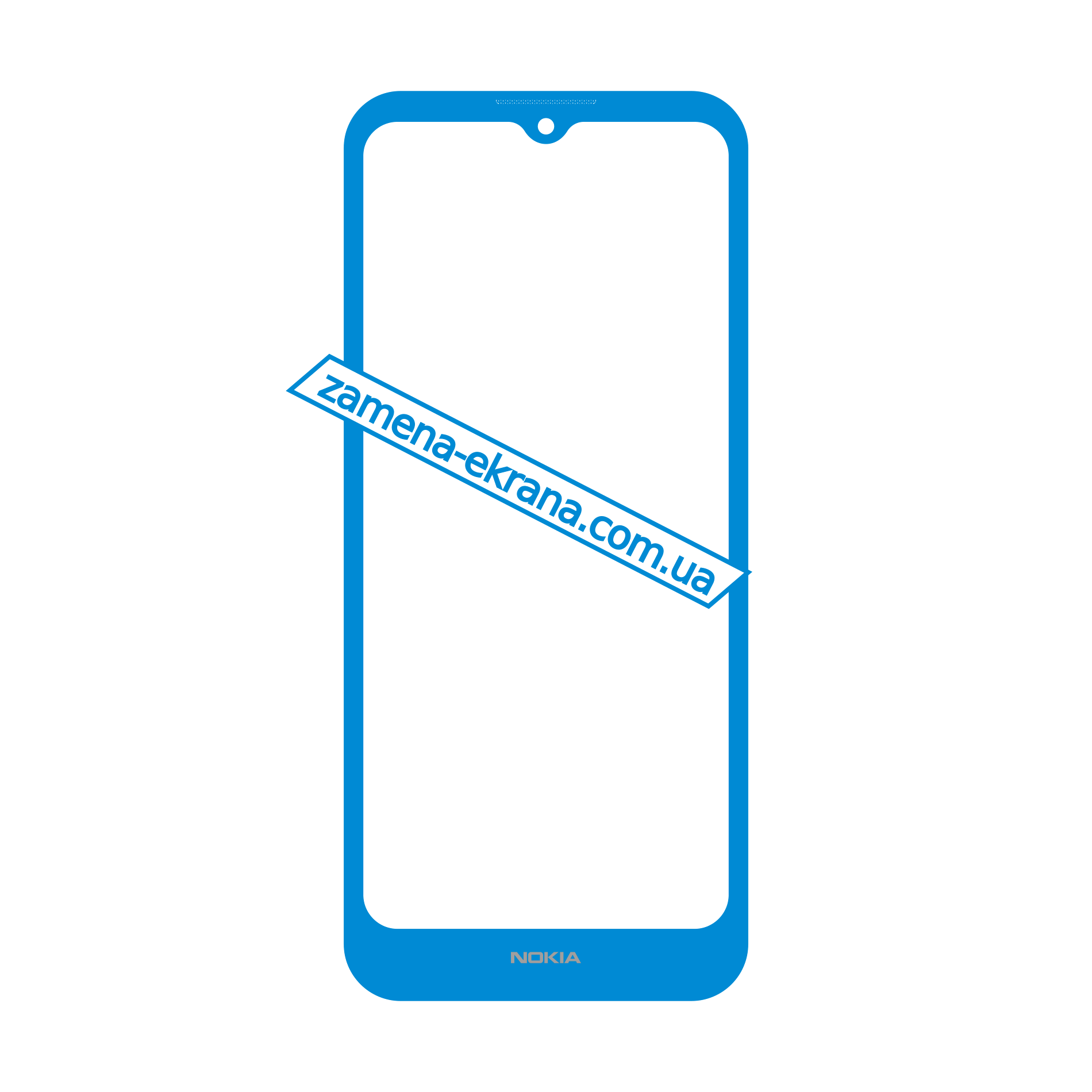 скло корпусу Nokia C5 Endi