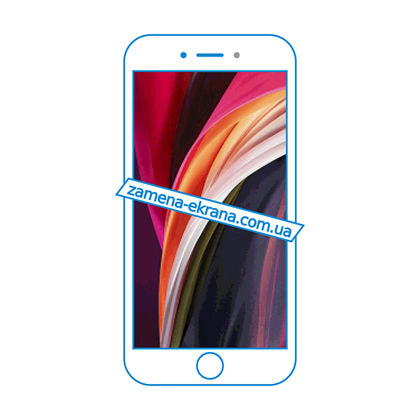 дисплей и стекло корпуса  для замены Apple iPhone SE (2020)