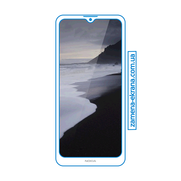 стекло для наклейки Nokia 2.4