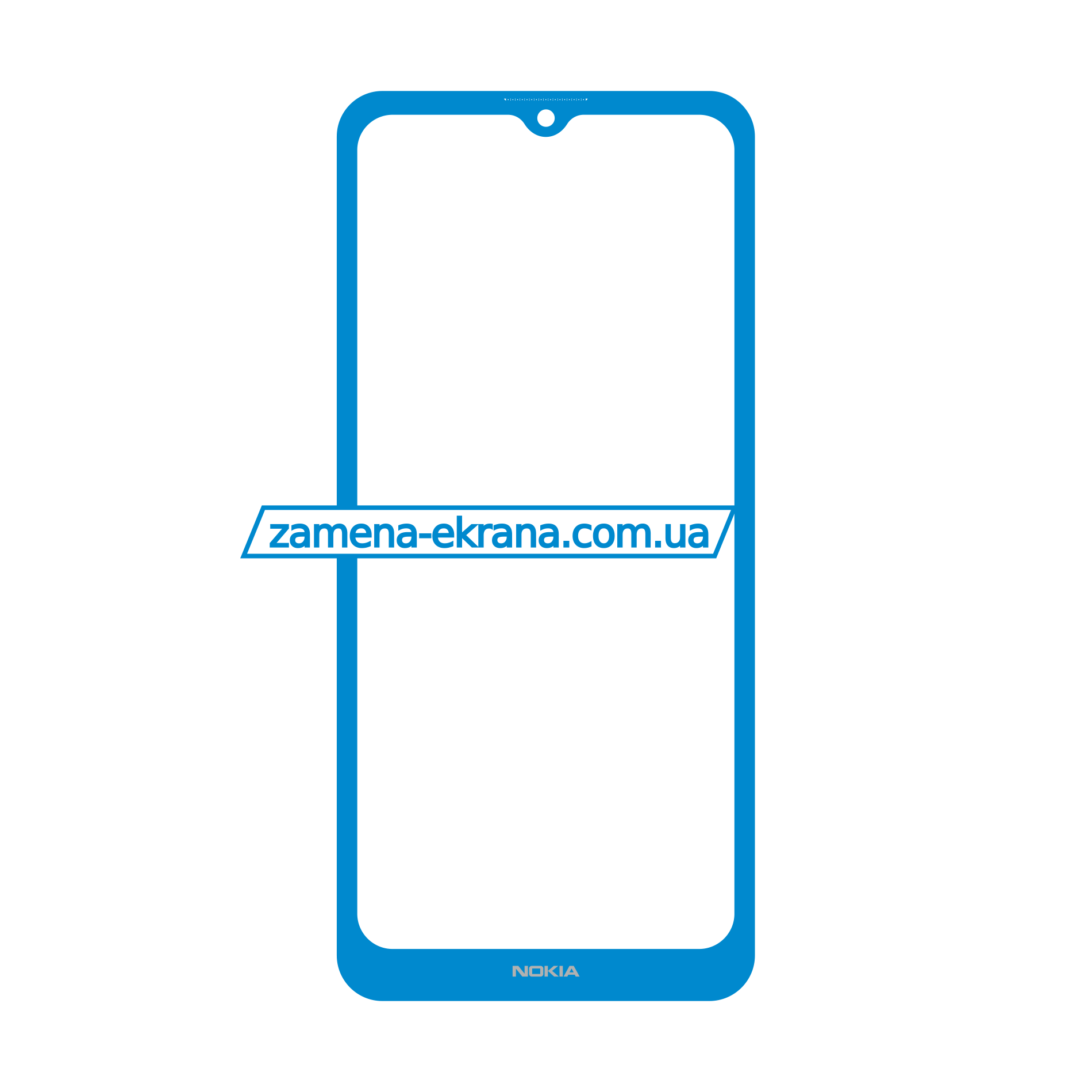 стекло корпуса Nokia 2.4
