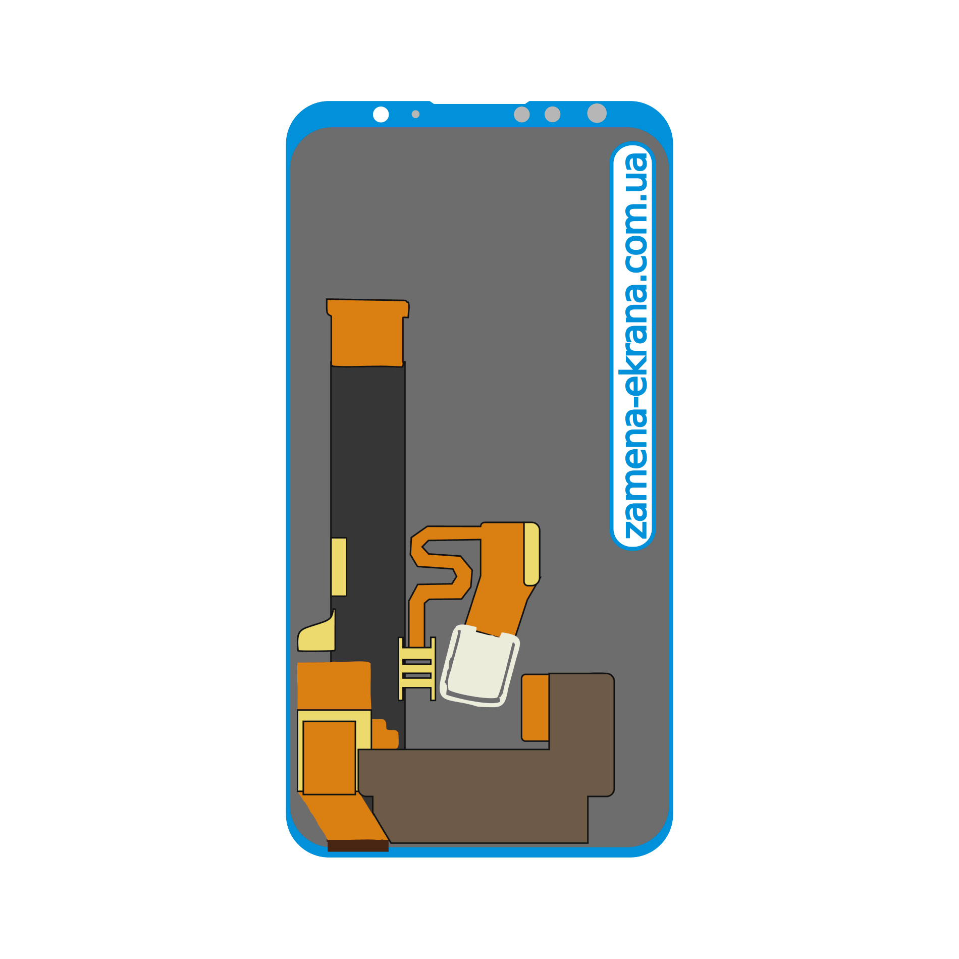 дисплей для замены Meizu 16th Plus