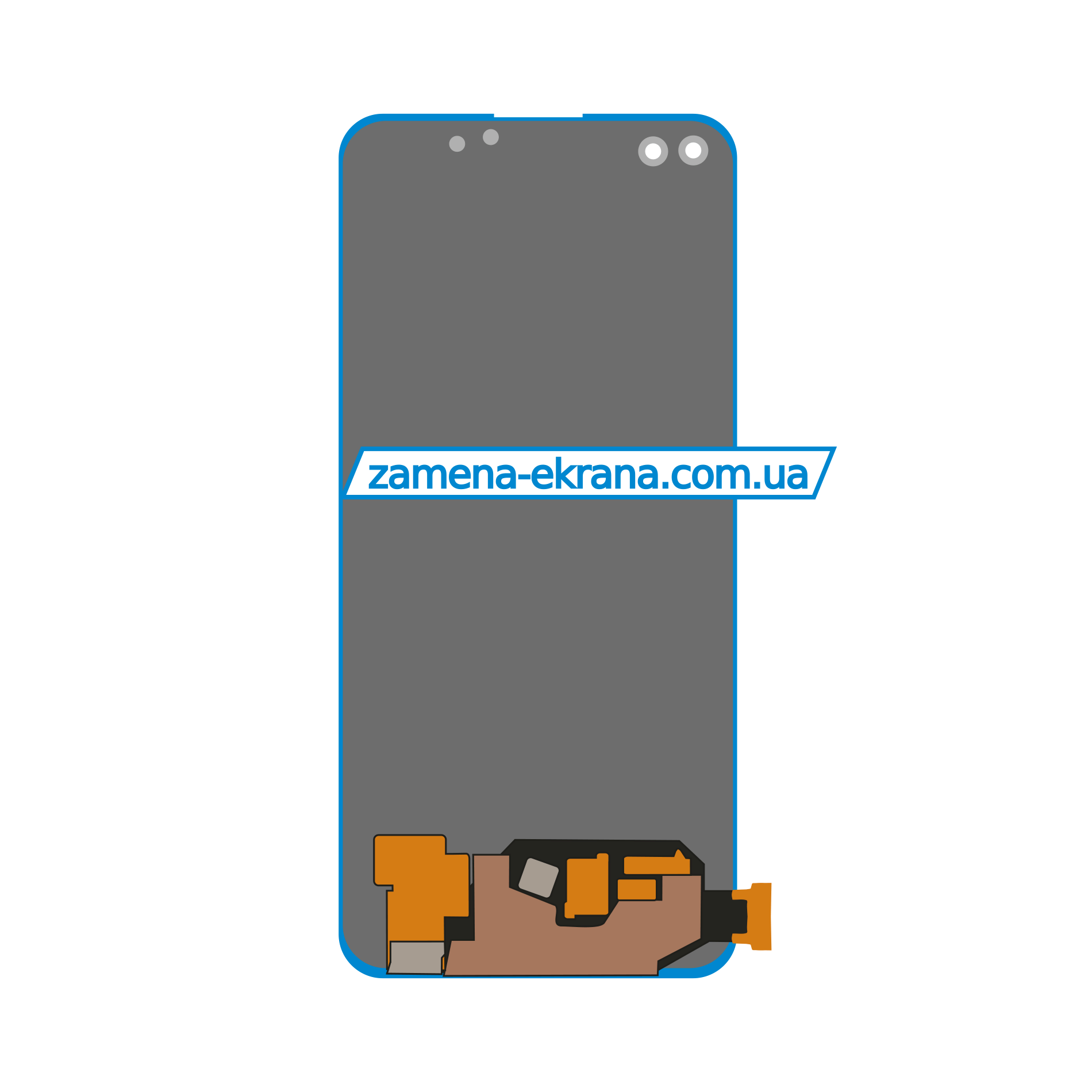 дисплей для замены Oppo Reno4 F