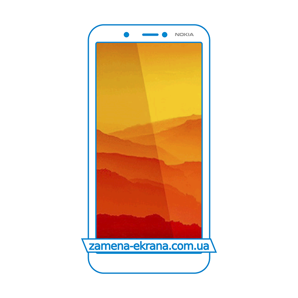 стекло для наклейки Nokia C1