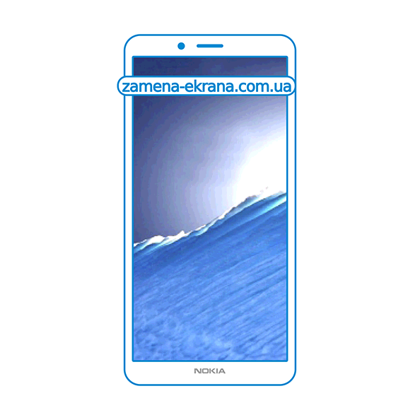 стекло для наклейки Nokia C3