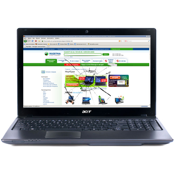 замена матрицы ноутбука Acer Aspire 5750G